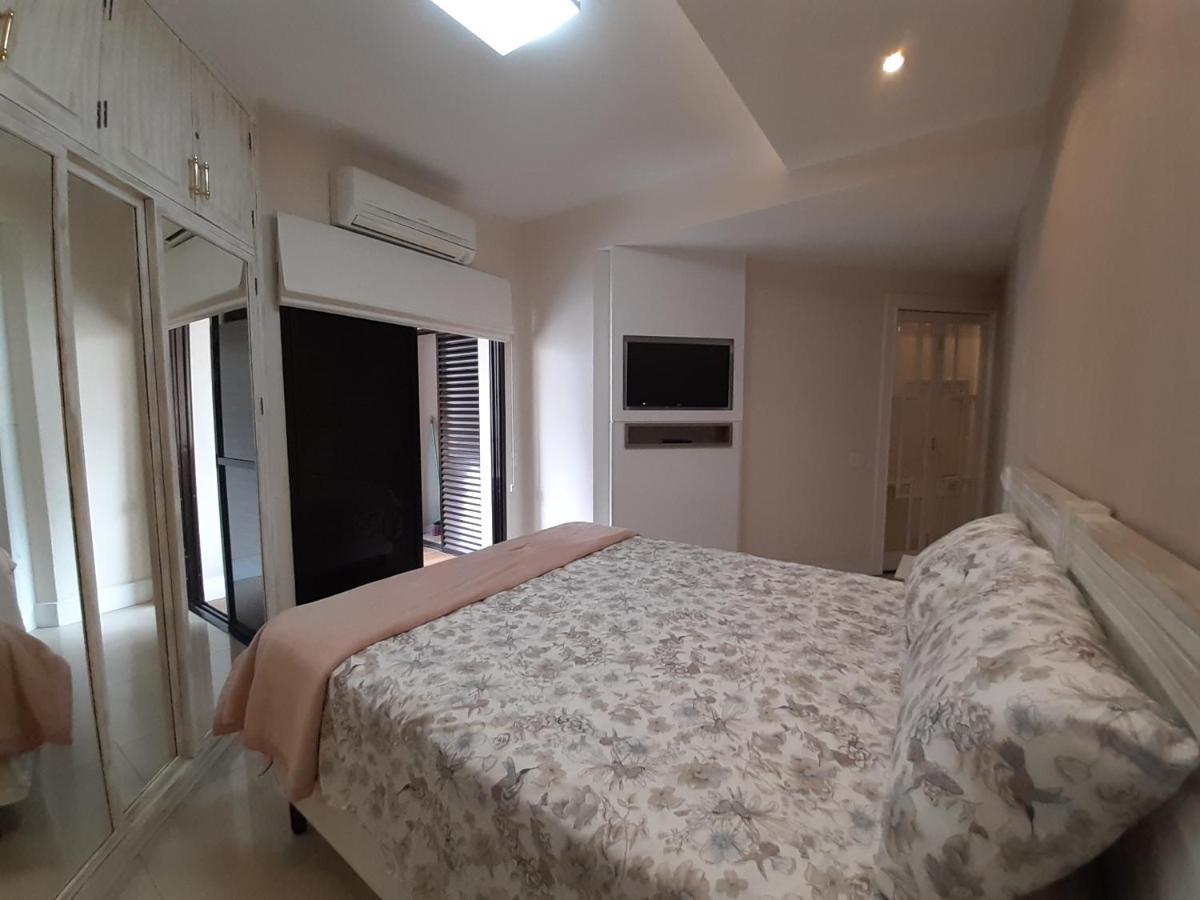 Ferienwohnung Lindo Flat No Edificio Cosmopolitan, Com Garagem E Piscina Santos  Exterior foto